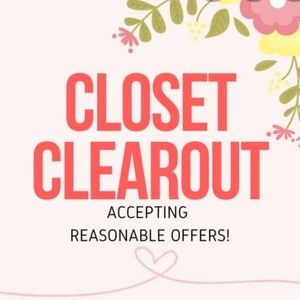 CLOSET SALE....MAJOR